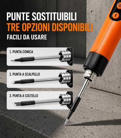 Saldatore Smart USB con Display Digitale
