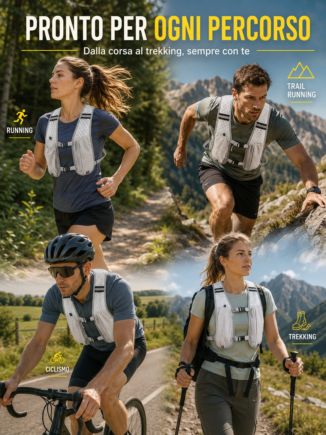 🏃‍♂️ Gilet Running Leggero e Traspirante