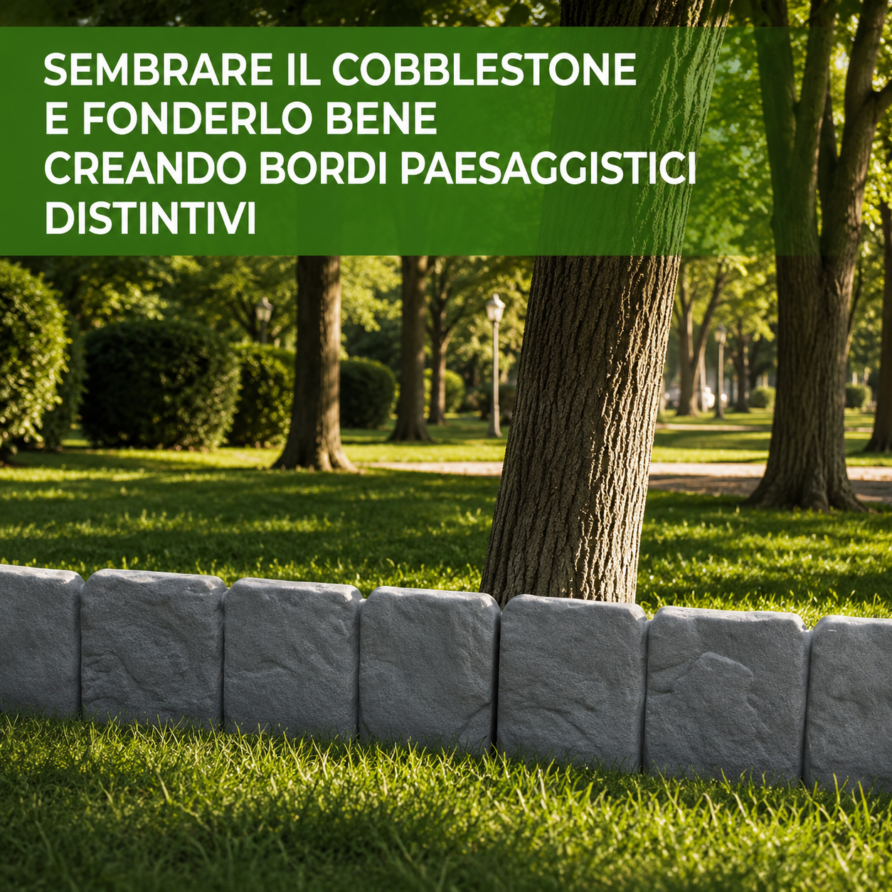 Recinzione da Giardino Effetto Pietra