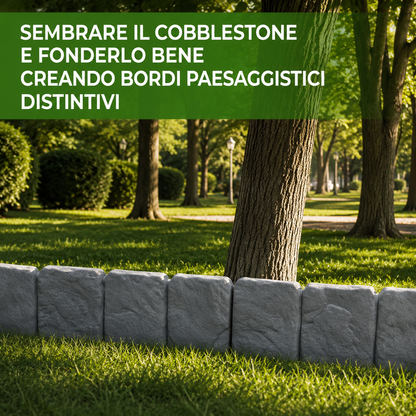 Recinzione da Giardino Effetto Pietra