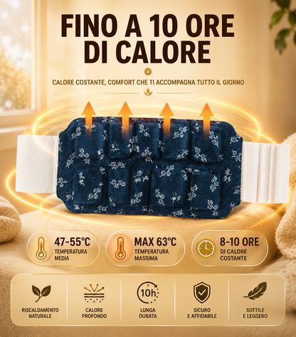 Fascia termica terapeutica all'artemisia per schiena e addome
