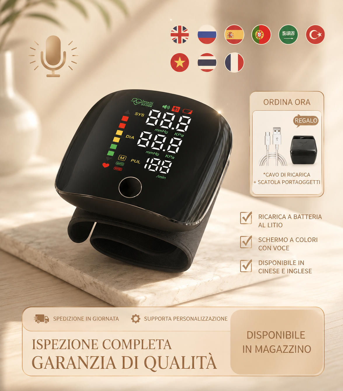 Misuratore elettronico della pressione sanguigna