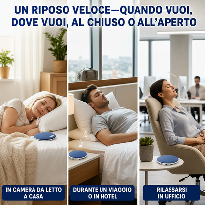 Altoparlante Bluetooth da cuscino per dormire, con rumore bianco e funzione timer