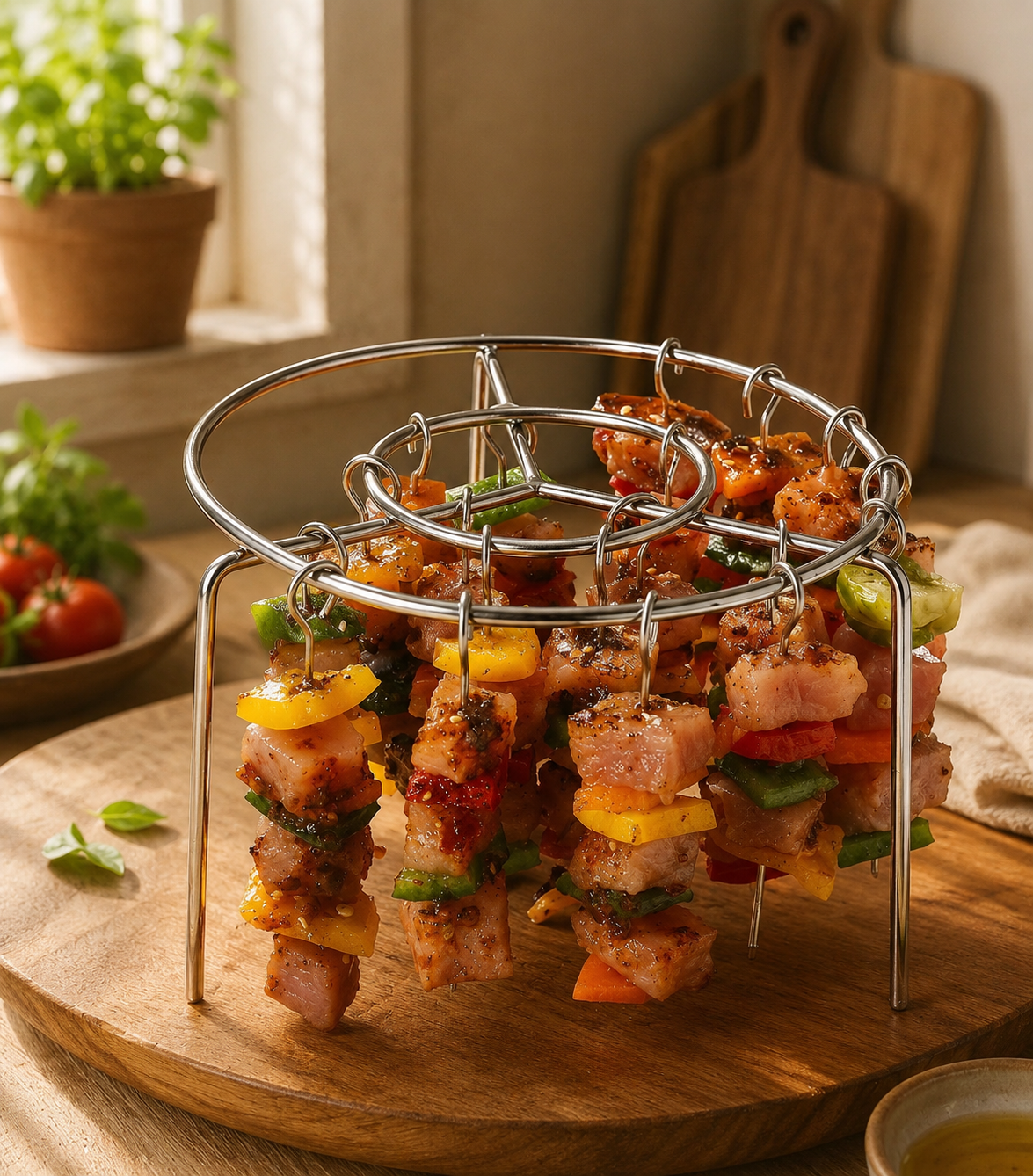 Spiediniere Acciaio Inox Friggitrice ad Aria con Cottura 360 Gradi