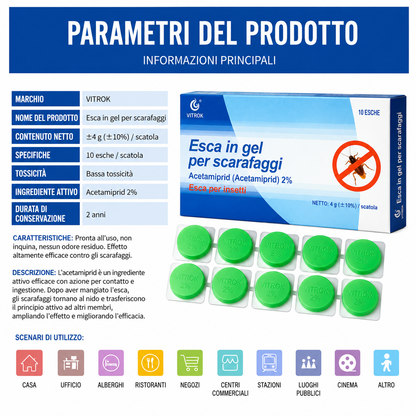 Esca In Gel Per Scarafaggi Pratica Ed Efficace