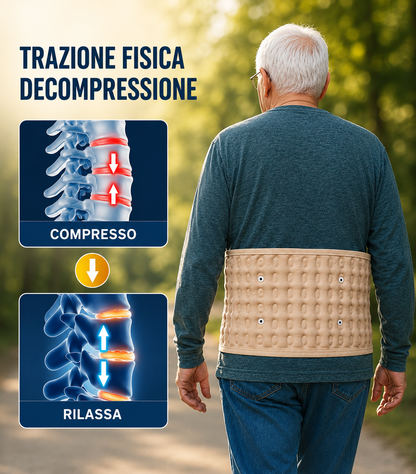 Tutore Lombare Gonfiabile per Decompressione della Colonna