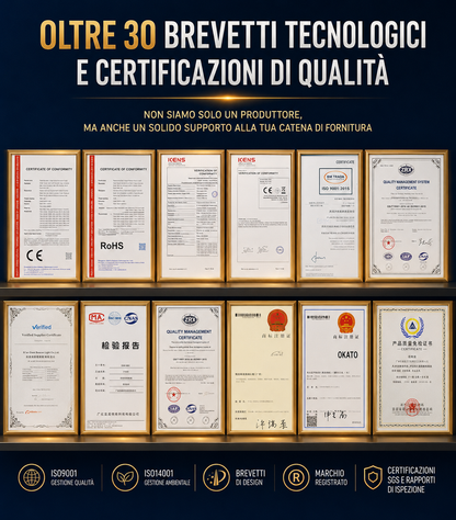Lampeggiante solare impermeabile con base magnetica