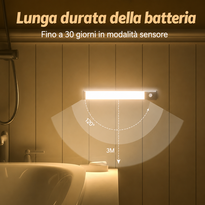 💡 LUCE LED INTELLIGENTE CON SENSORE DI MOVIMENTO | LUCE NOTTURNA AUTOMATICA