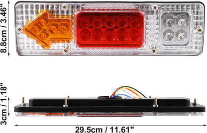 Fanale Posteriore LED Multifunzione per Camion e Rimorchi