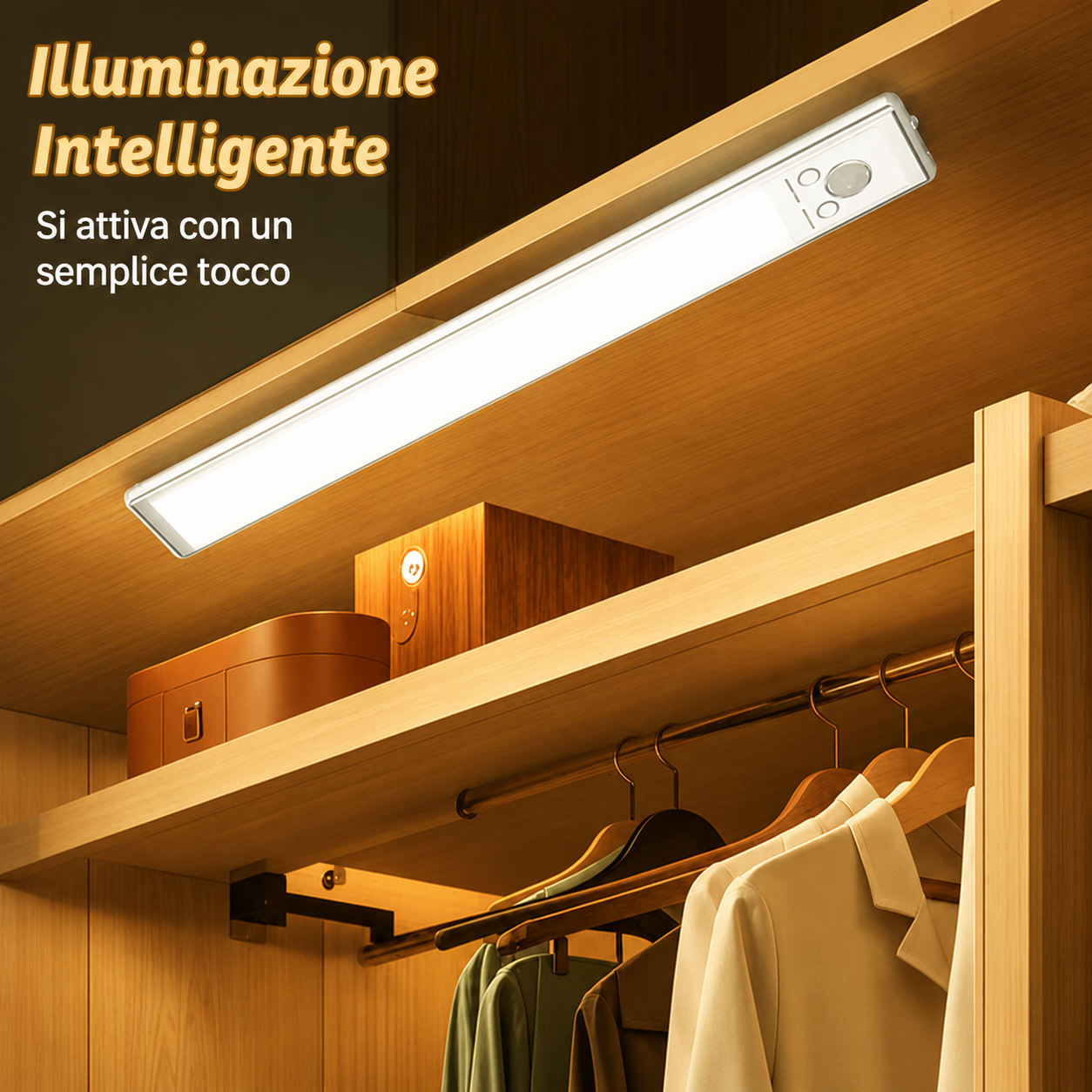 💡 LUCE LED INTELLIGENTE CON SENSORE DI MOVIMENTO | LUCE NOTTURNA AUTOMATICA