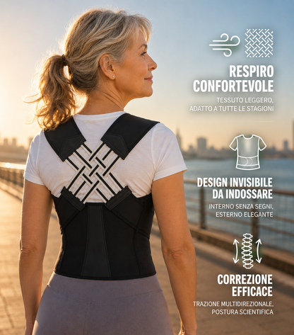 Fascia Correttore Postura Ergonomica Traspirante