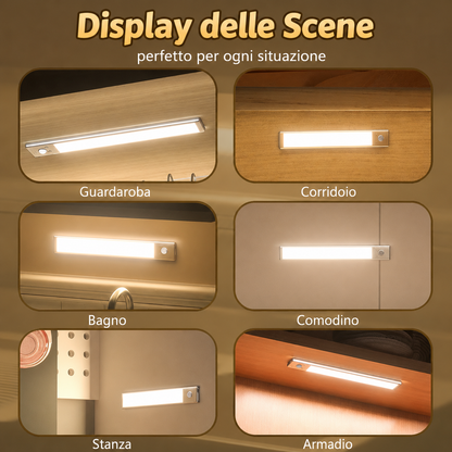 💡 LUCE LED INTELLIGENTE CON SENSORE DI MOVIMENTO | LUCE NOTTURNA AUTOMATICA