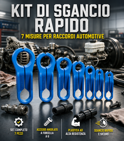 Kit di attrezzi per lo scollegamento delle linee del carburante