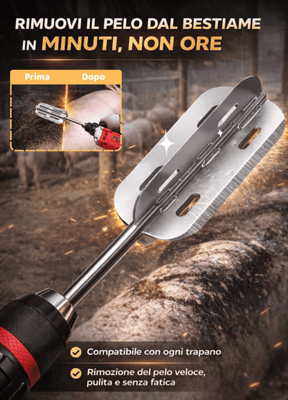 Lama ad alte prestazioni per la rimozione dei peli