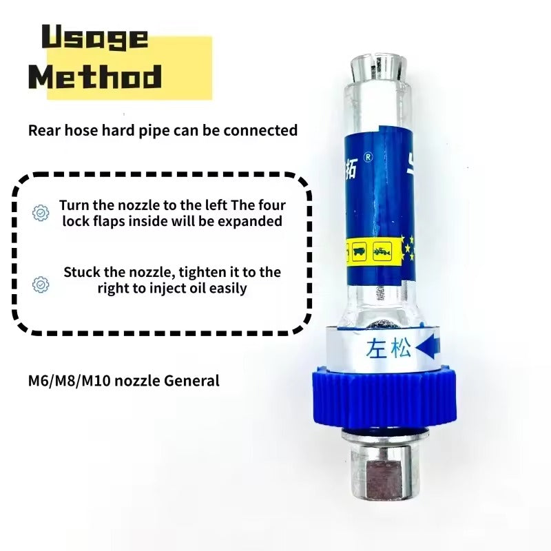 Accoppiatore per grasso ad alta pressione