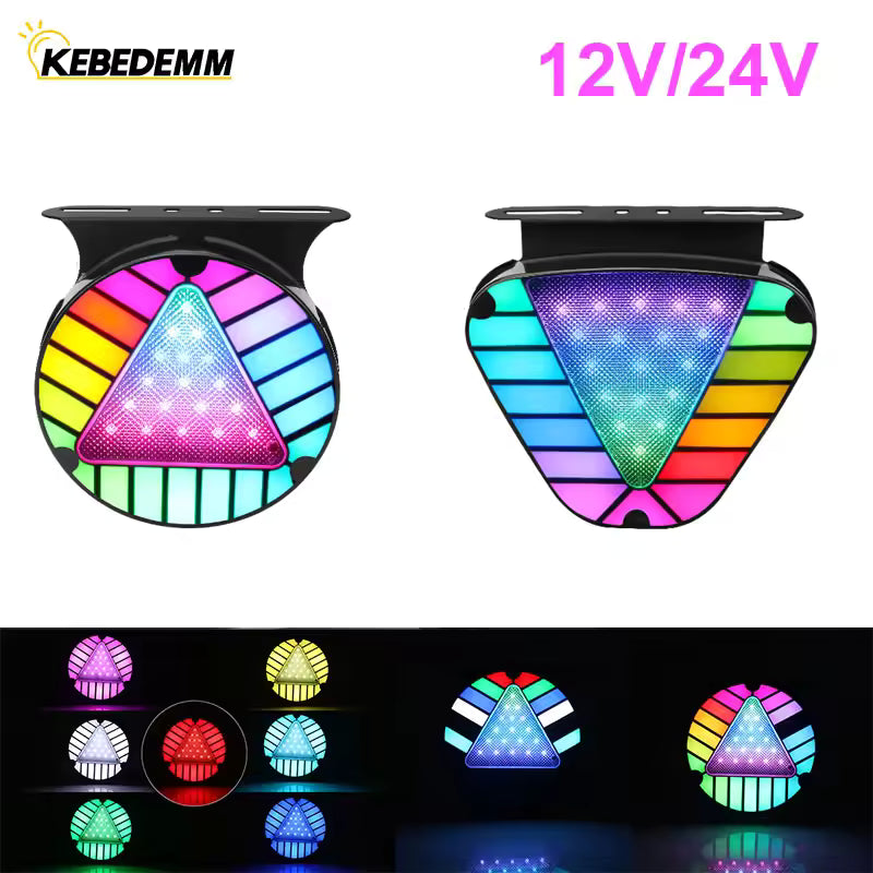 Luce Freno Posteriore a Triangolo Flash LED