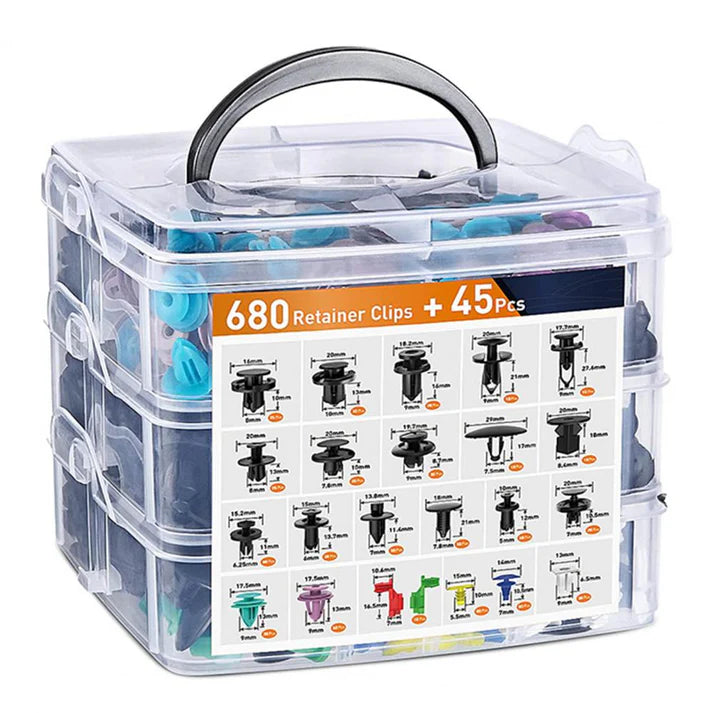 Set di clip di fissaggio per auto