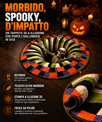 Tappeto Illusionistico 3D per Decorazioni di Halloween