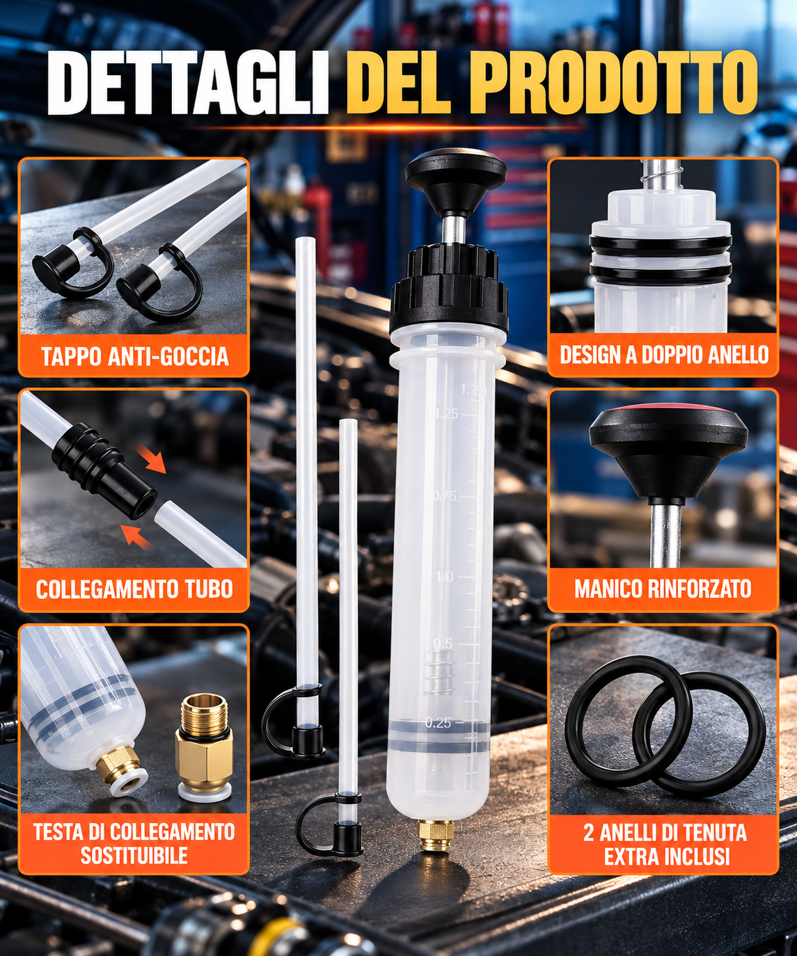 Kit per il Cambio dell'Olio 💧