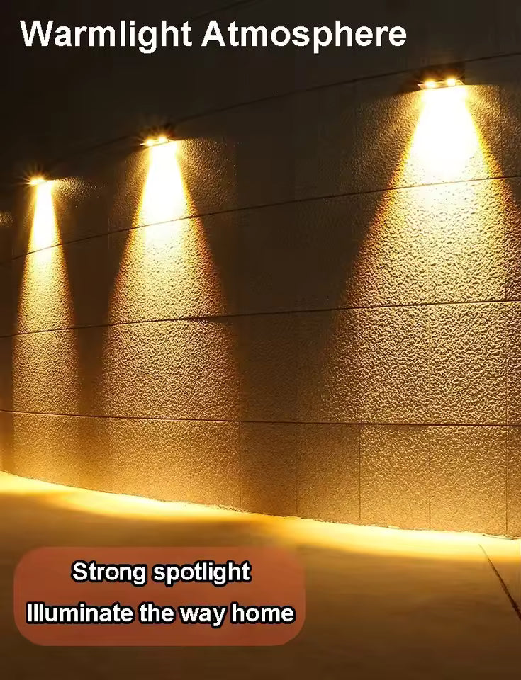 Luce solare a LED da parete