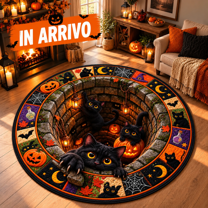 Tappeto 3D Halloween con Scheletro