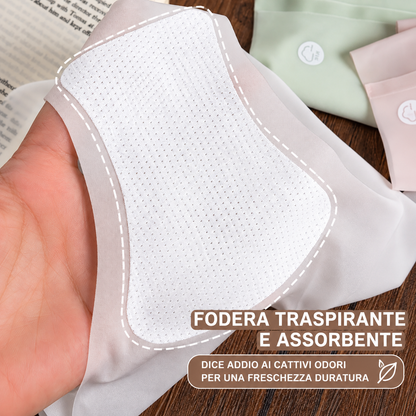 Set da 4 Slip in Seta Ghiaccio – 4 Colori Assortiti