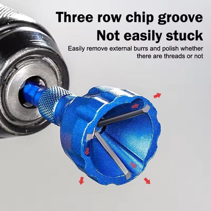 Punta smussatrice a 3 scanalature