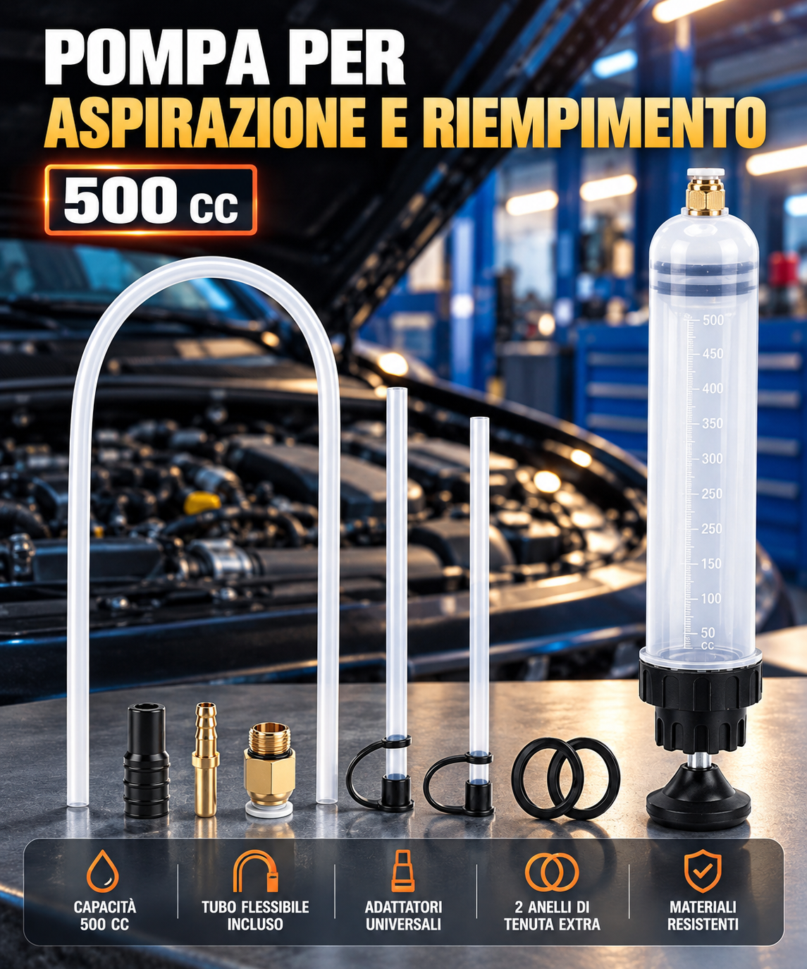 Kit per il Cambio dell'Olio 💧
