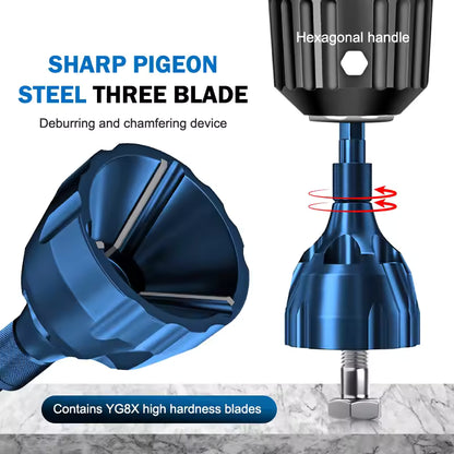 Punta smussatrice a 3 scanalature