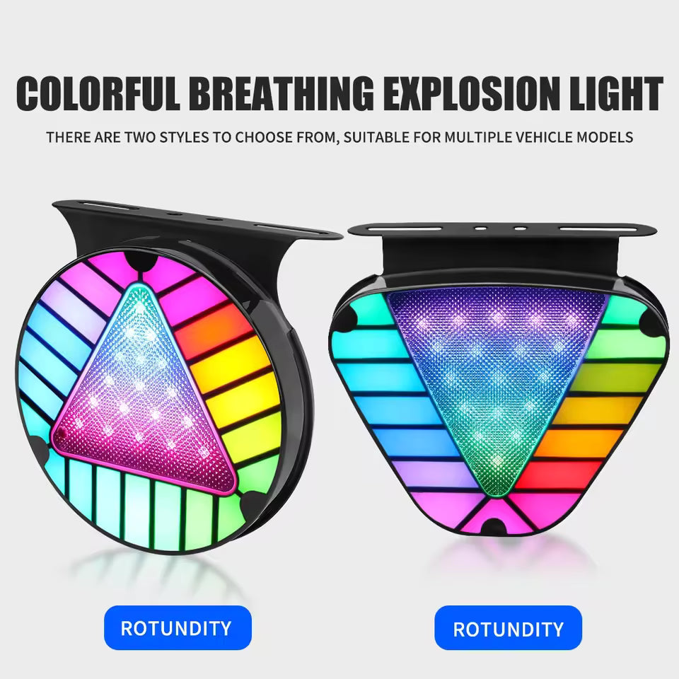 Luce Freno Posteriore a Triangolo Flash LED