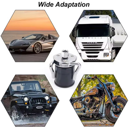 Chiave per filtro olio regolabile a 3 ganasce