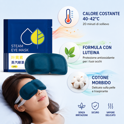 💥Maschera Relax per gli Occhi – Meno occhiaie, sonno più profondo 💥