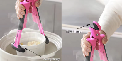 Supporto per ciotola antiscottatura 2 in 1