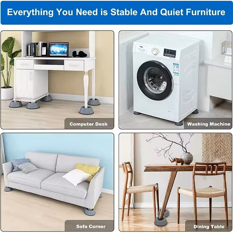 Piedini in gomma anti-vibrazione