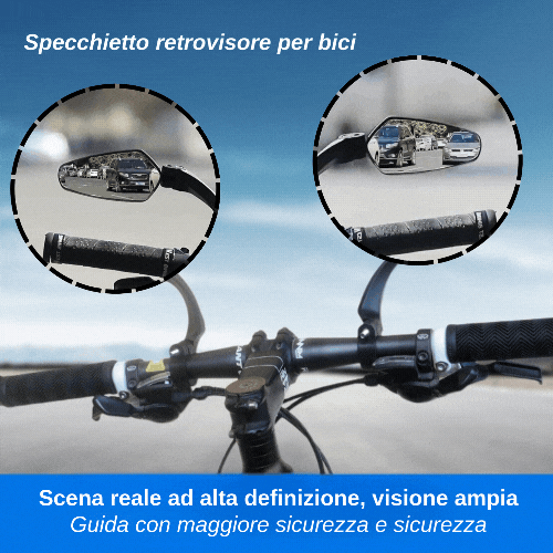 Specchietto retrovisore per bici