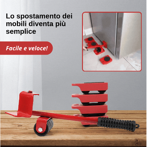 Set di strumenti in movimento