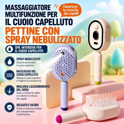 Spazzola Massaggiante per Cuoio Capelluto