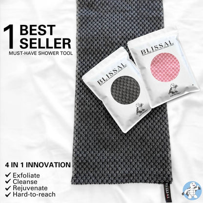 Asciugamano da doccia esfoliante antibatterico