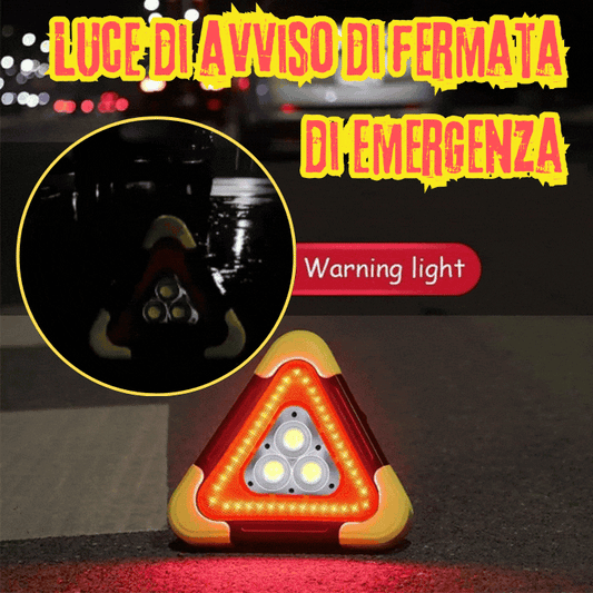 Luce di avvertimento per fermo di emergenza