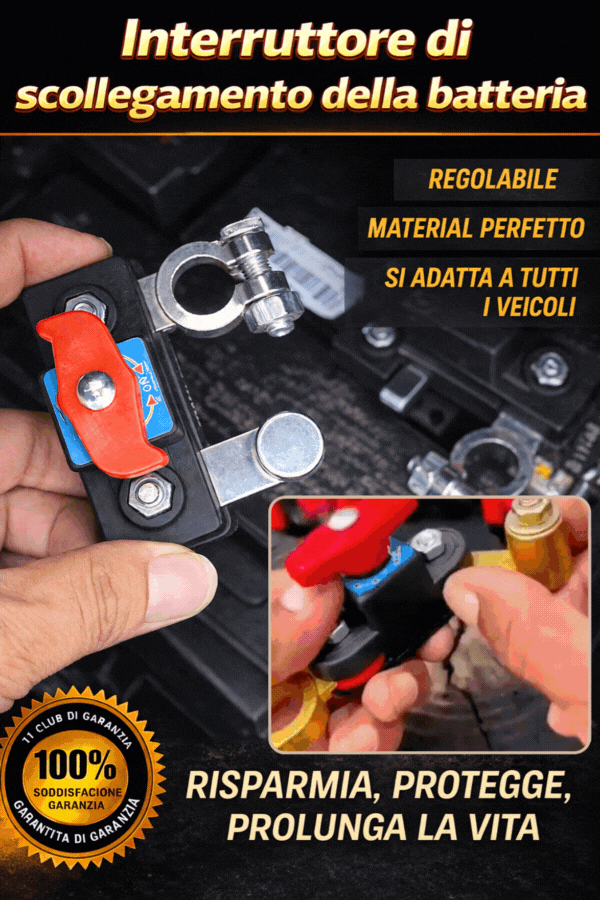 1+1 Gratis🎁Interruttore di scollegamento della batteria