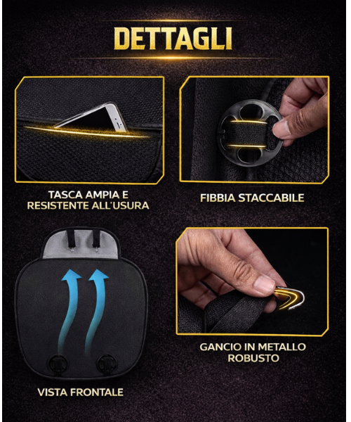 Coprisedili Auto Traspiranti e Antiscivolo