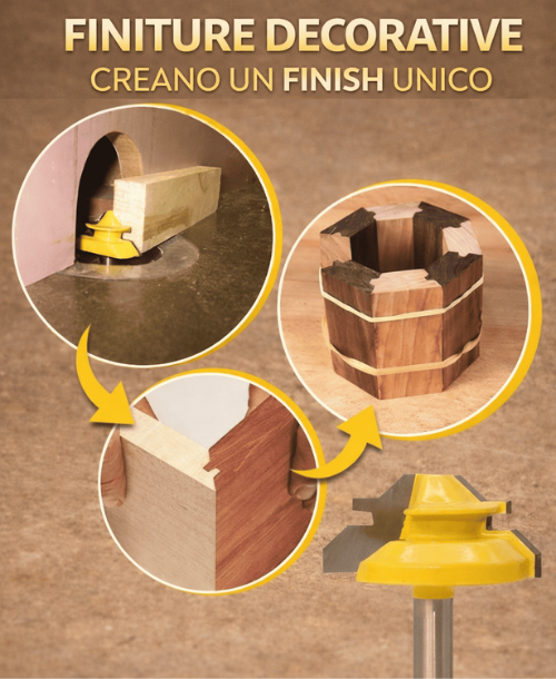 Fresa a 45° per Miter