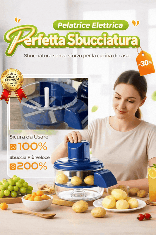 Pelapatate Elettrico Portatile per Frutta