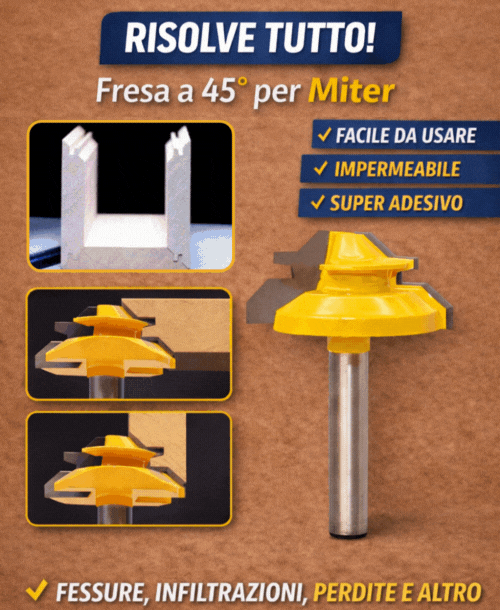 Fresa a 45° per Miter