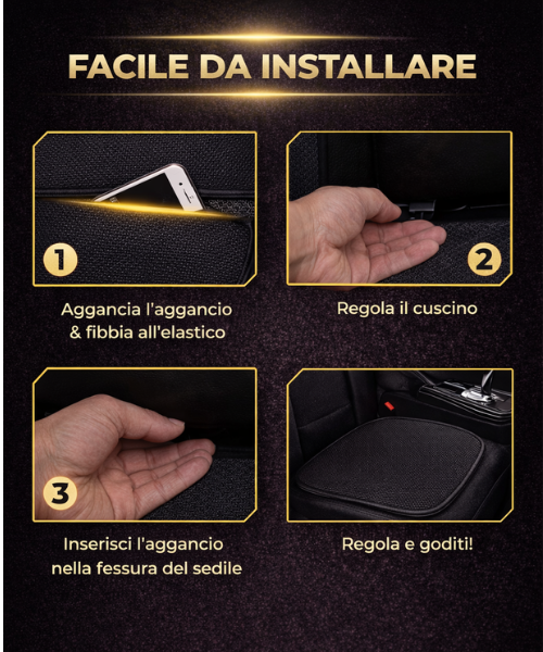 Coprisedili Auto Traspiranti e Antiscivolo