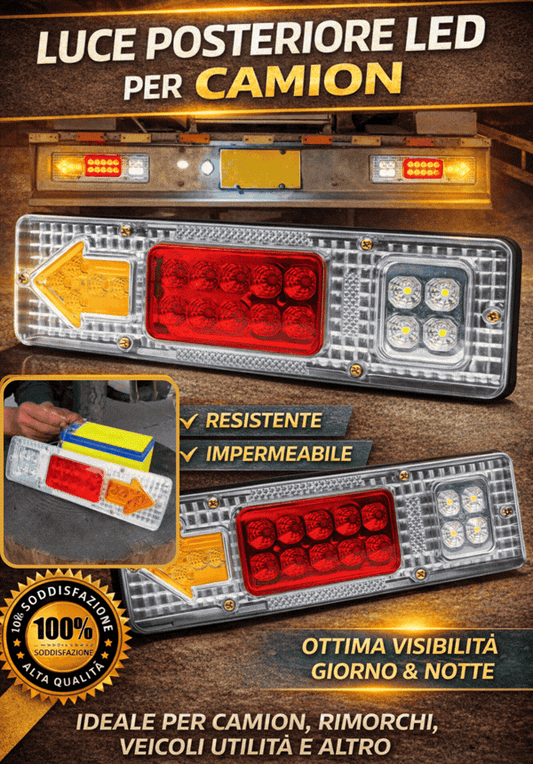 Fanale posteriore a LED per camion