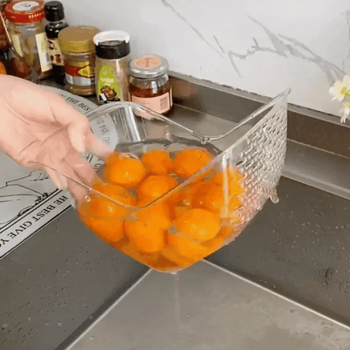 Cestello Scolapasta Multifunzionale per Frutta