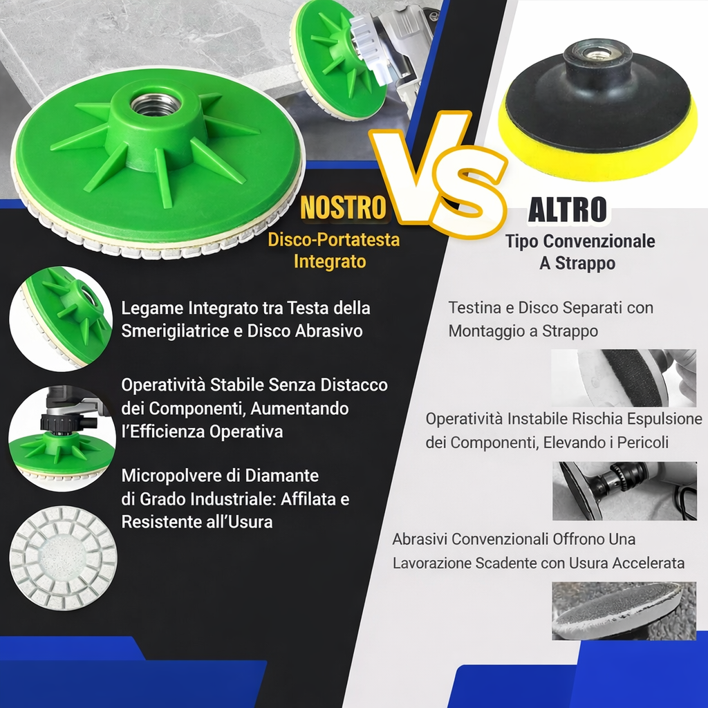 Dischi Abrasivi Diamantati Professionali – 3 Pezzi