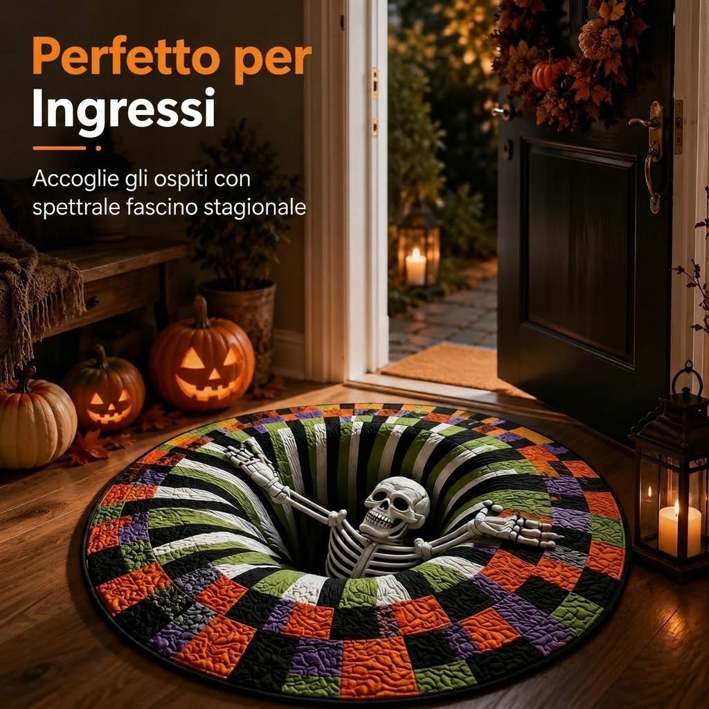 Offerta Esclusiva | Tappeto 3D Halloween con Scheletro