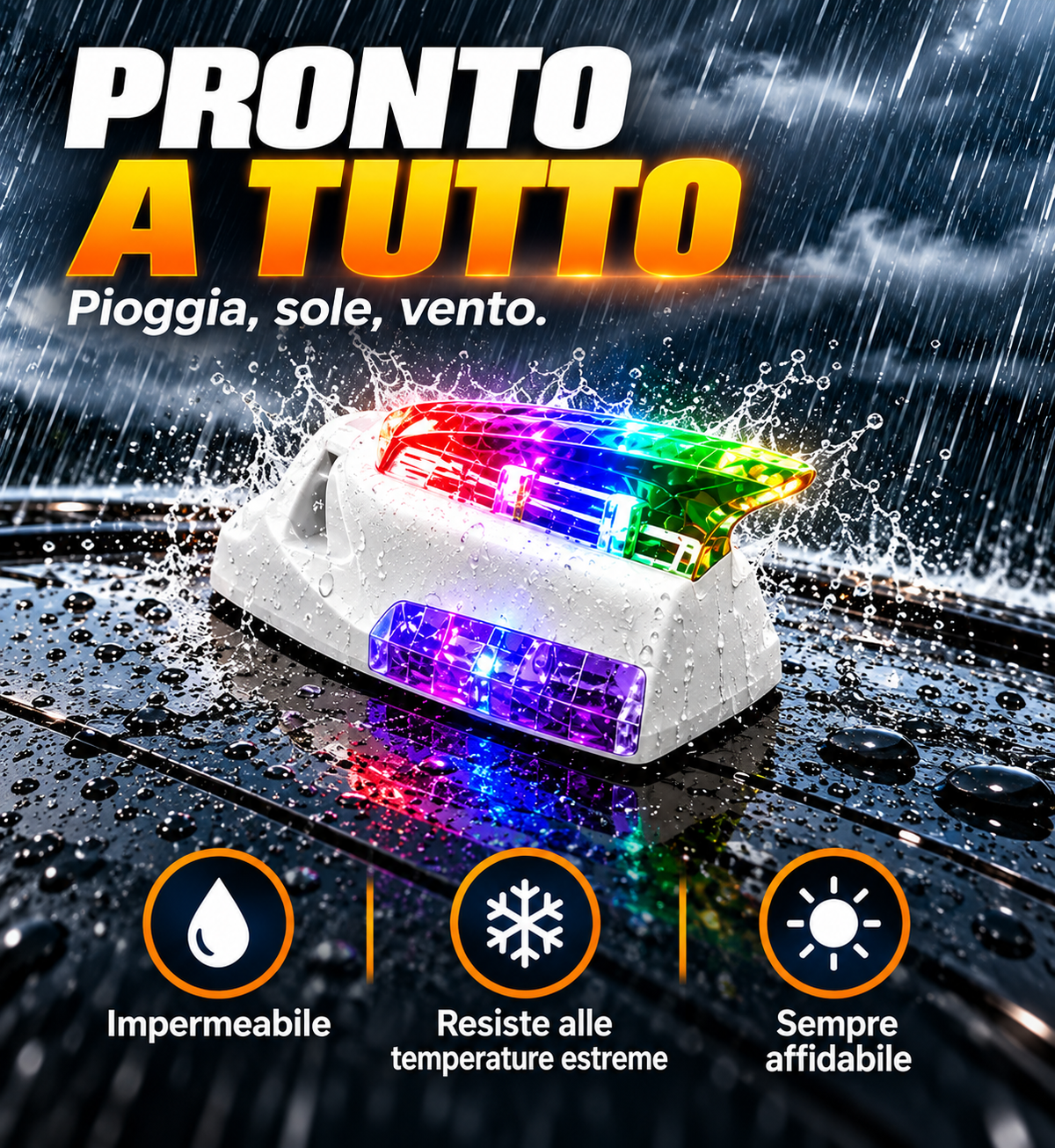 Antenna Pinna di Squalo LED 🦈